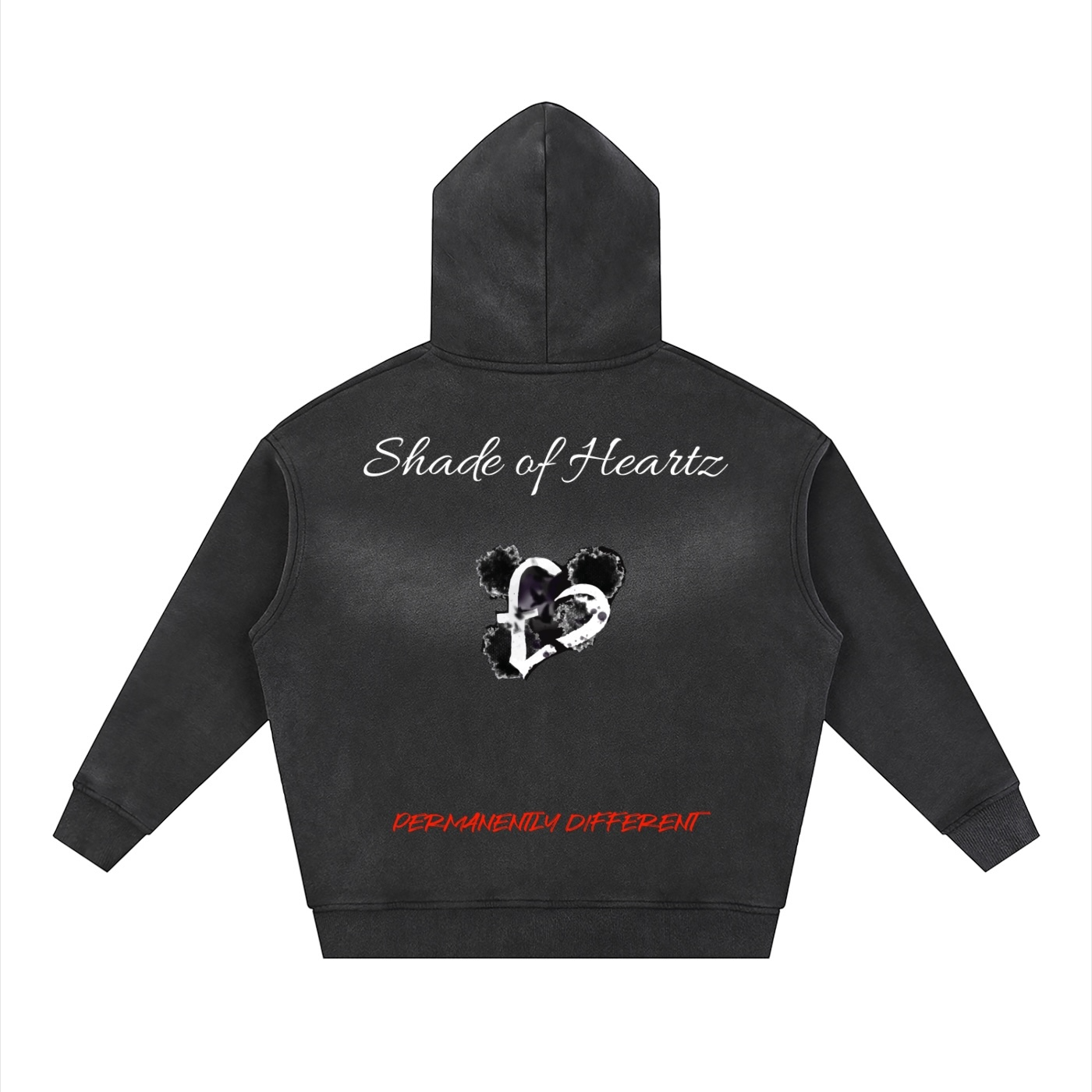 Sunfade Two-way Zipper Boxy Fleece Hoodie