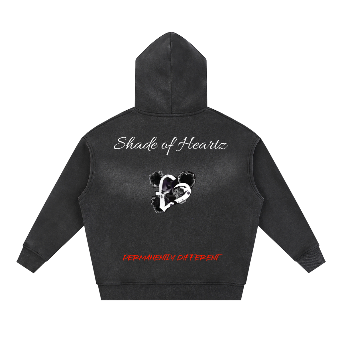 Sunfade Two-way Zipper Boxy Fleece Hoodie
